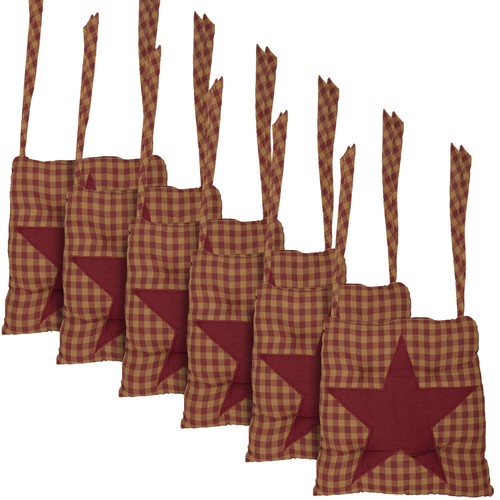 Cuscinetti per sedie burgundy - cuscinetti,