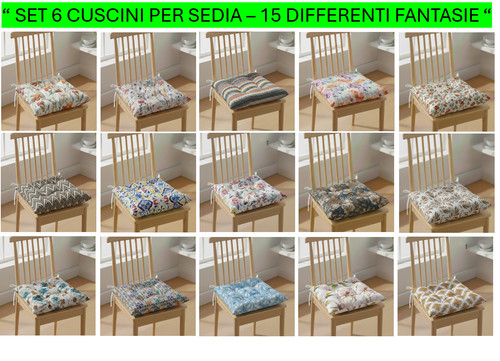 Set cuscini per sedie - 6,